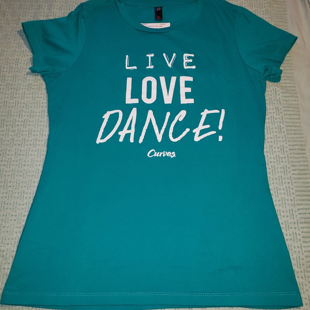 Live Love Dance WorkOut Tee Size M